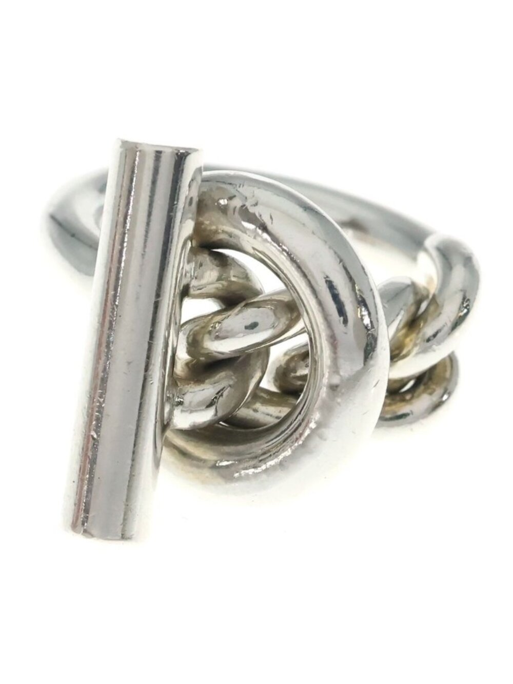 Hermes Croisette Ring 925 Sterling Silver